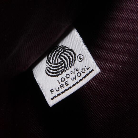 Vintage The Villager Navy Wool Blazer Size 10 Double Breasted - Picture 10 of 10